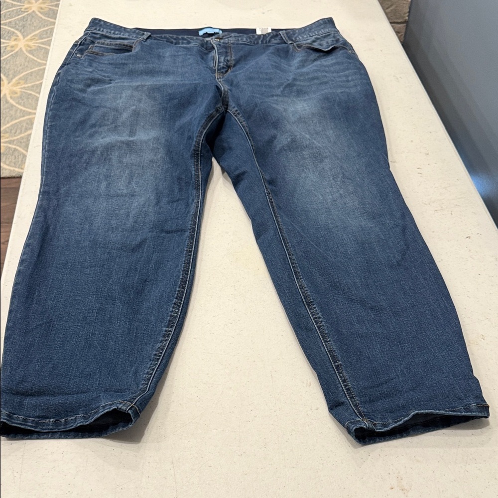 Draper James Relaxed Fit Blue Jeans